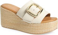 Chocolat Blu Jana Platform Wedge Slide Sandal