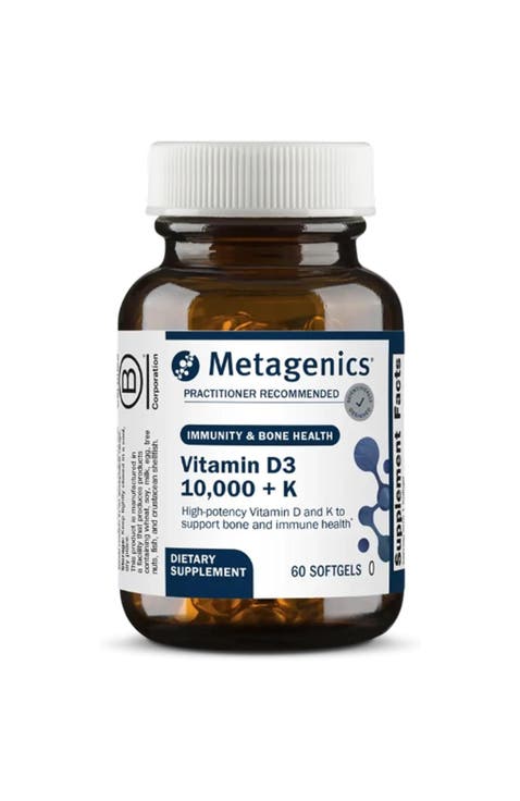 Vitamin D3 and K2 Immune Support Softgels 60 Softgels