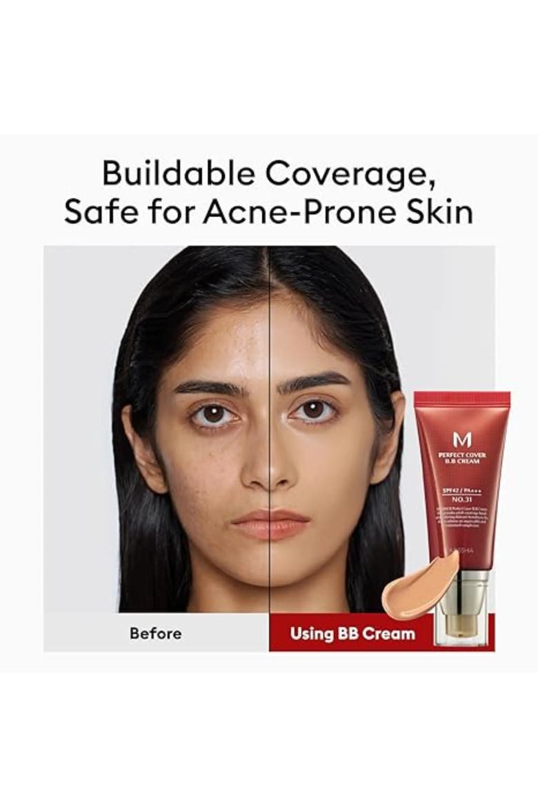 M Perfect Cover BB Cream SPF 42 PA+++, Alternate, color, No.13 (BRIGHT BEIGE)