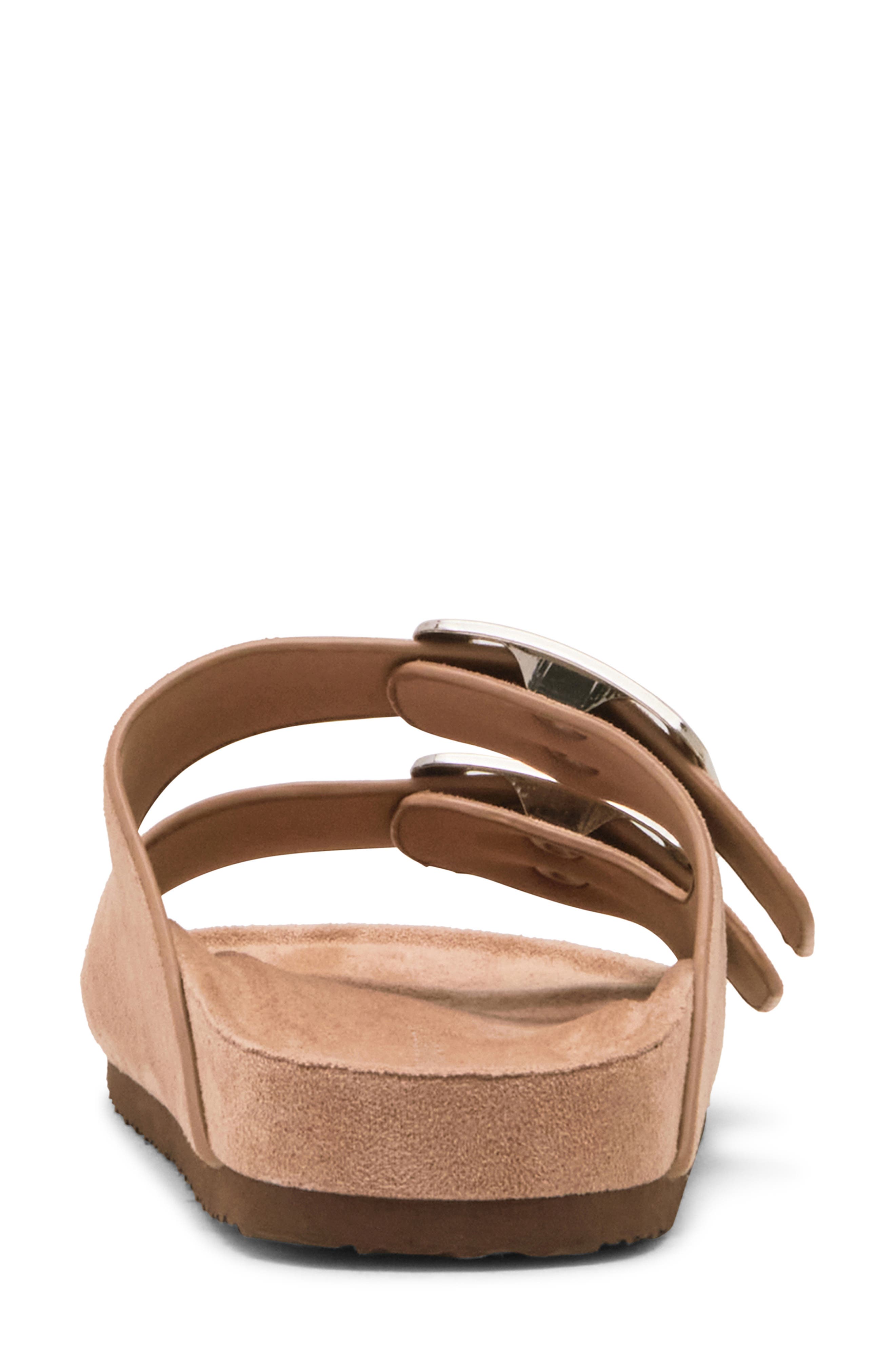 Madden Girl Bodiee Slide Sandal, Alternate, color, Sand Fab