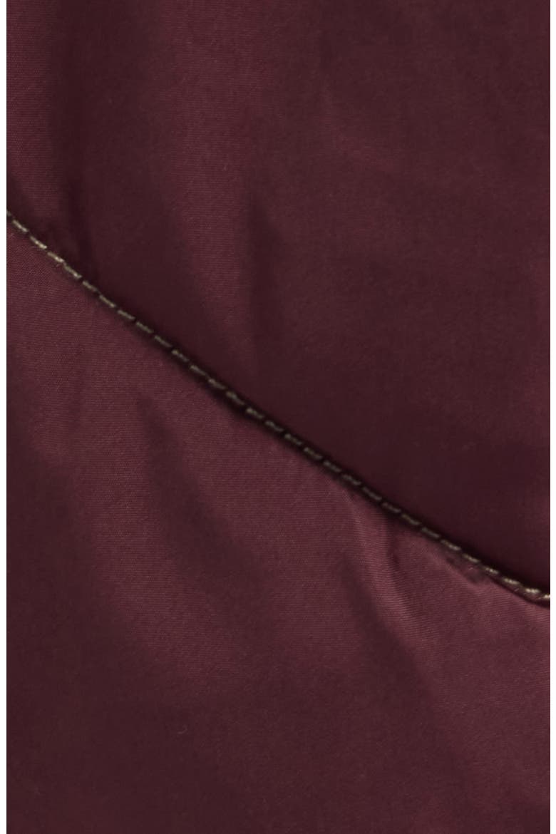 Asymmetrical Quilted Puffer Jacket, Alternate, color, ROSE