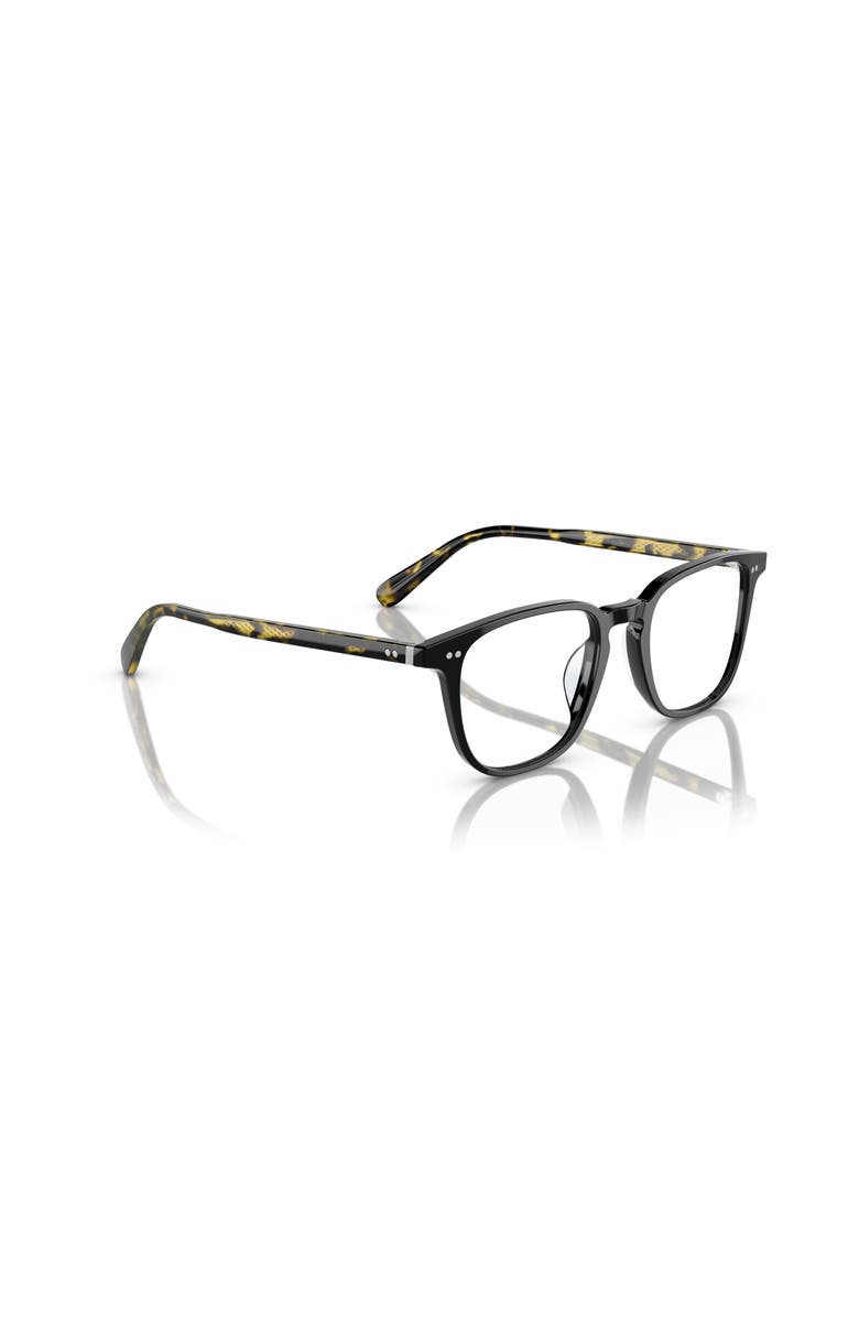 Oliver Peoples 48mm Rectangle optical glasses, Alternate, color, Black