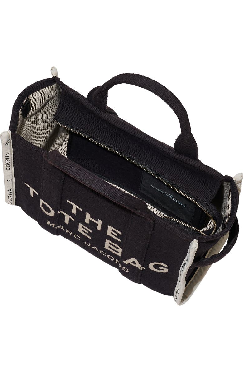 Marc Jacobs The Jacquard Medium Tote Bag, Alternate, color, Black