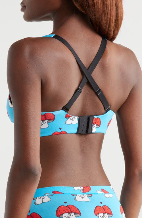 Meundies Feelfree Longline Bralette In Blue