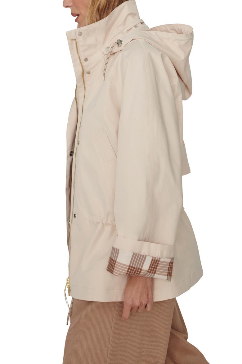 Etta Short Rain Jacket, Alternate, color, BIRCH