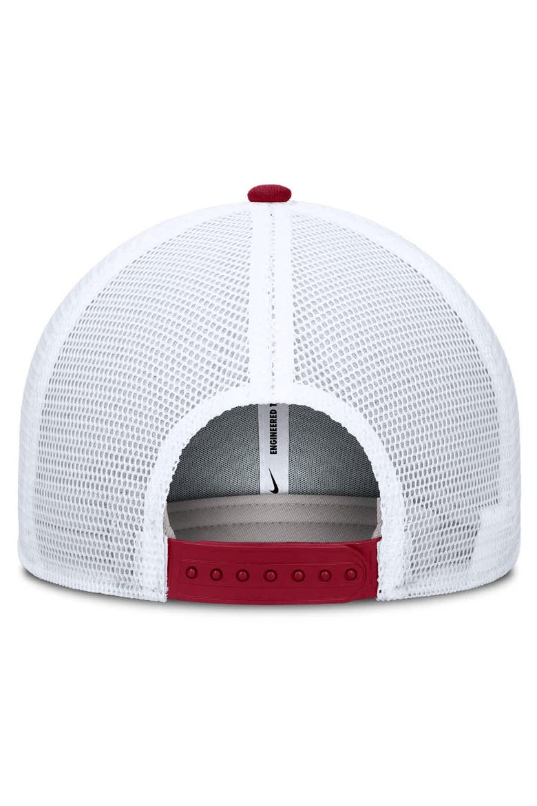 Men's Nike Cardinal/White Stanford Cardinal Rise Primetime Performance Trucker Adjustable Hat, Alternate, color, Cardinal