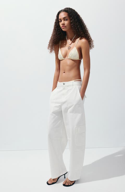 Wide Leg Cargo Jeans