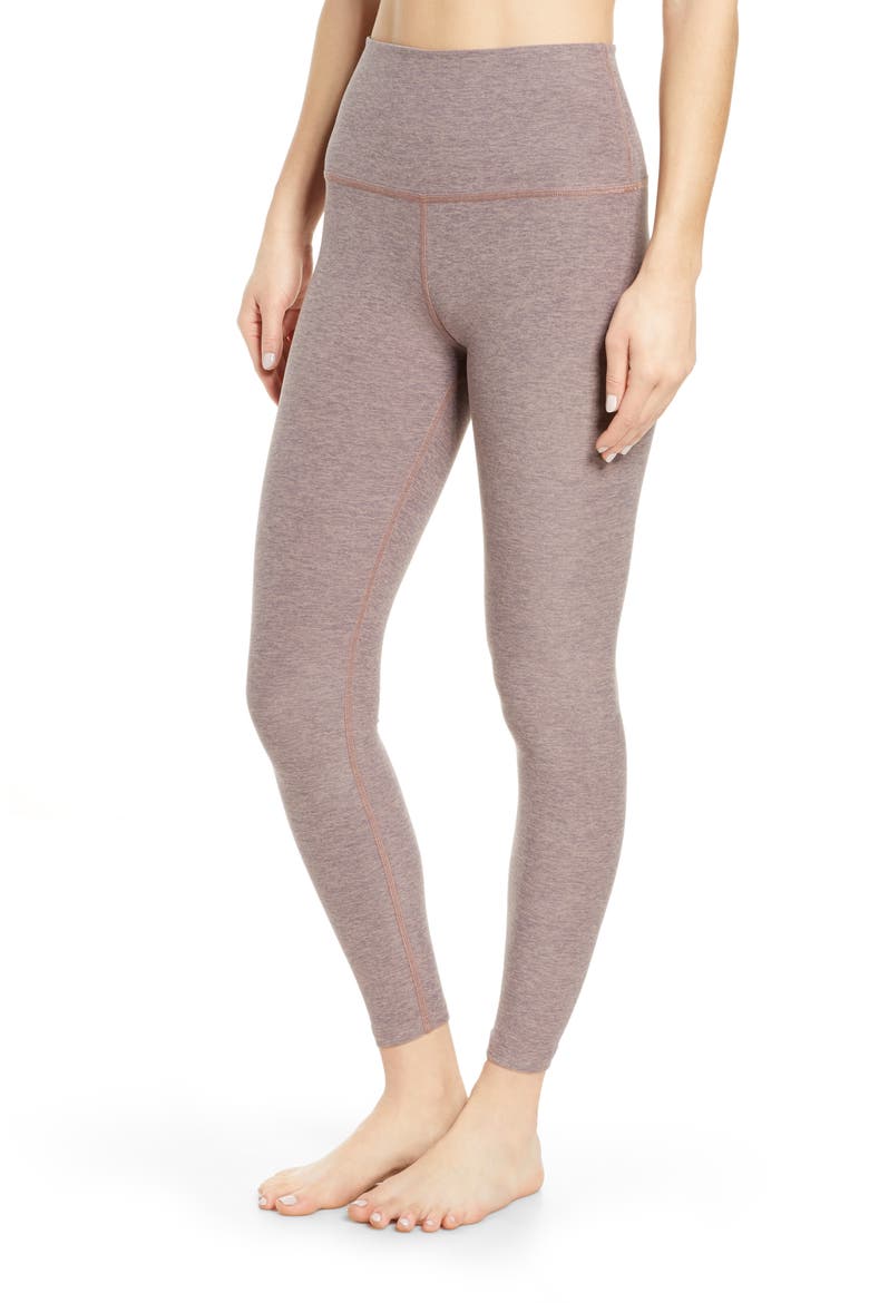 Caught in the Midi High Waist Leggings, Main, color, DUSTY MAUVE LILAC LUSTER