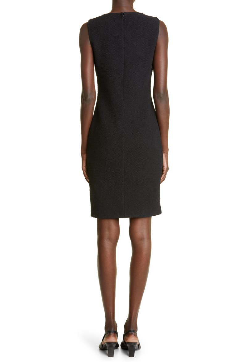 Bouclé Knit Dress, Alternate, color, BK00 BLACK