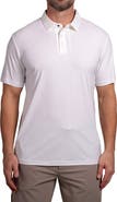 Maceoo Ascension0044 White Stretch Nylon Polo