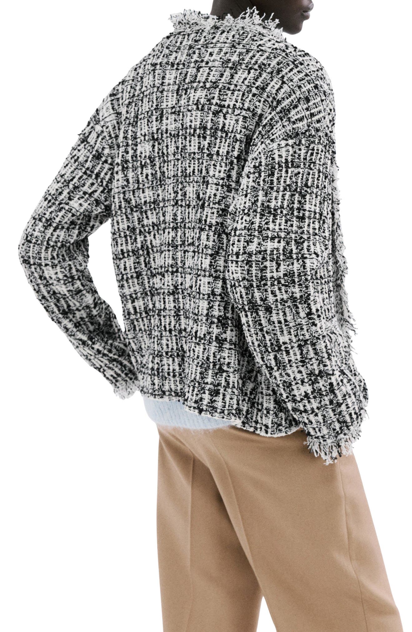 Cotton Blend Tweed Jacket - image 2