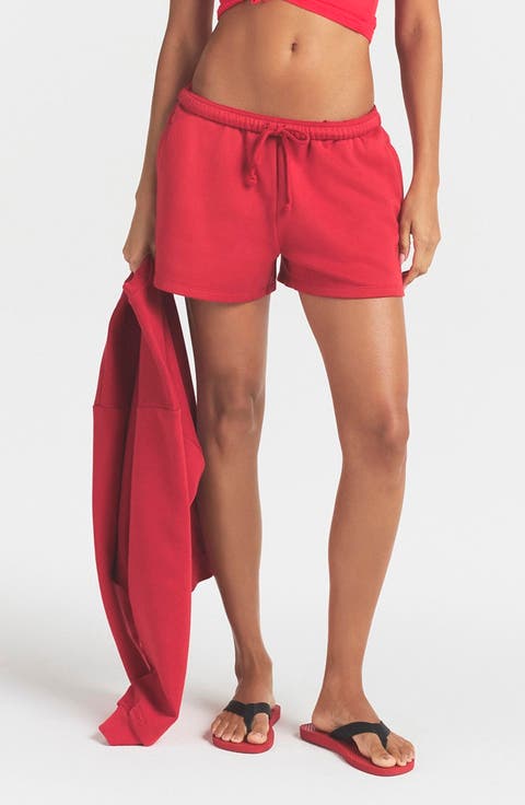 Cotton Blend Fleece Classic Shorts