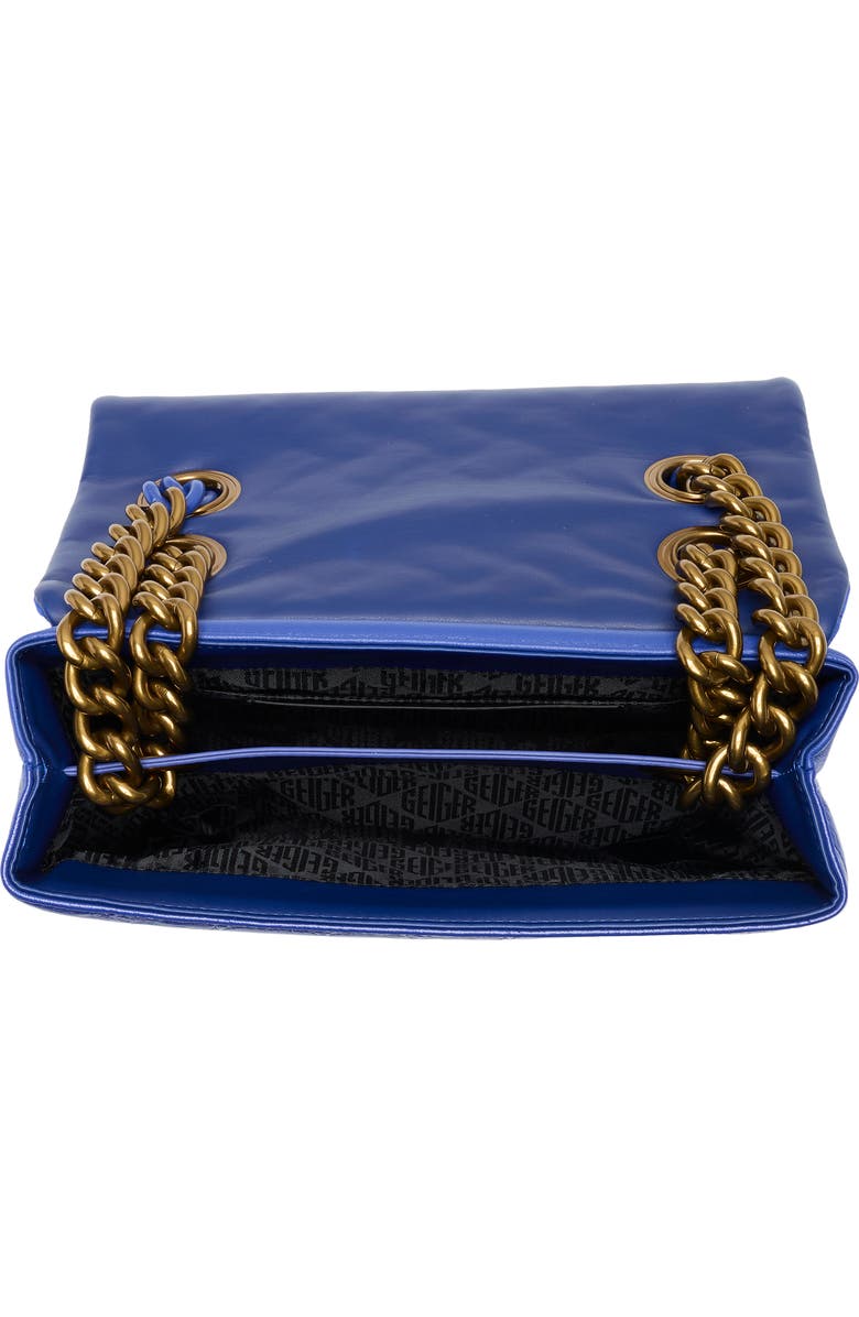 Kurt Geiger London Large Kensington Leather Shoulder Bag, Alternate, color, Blue
