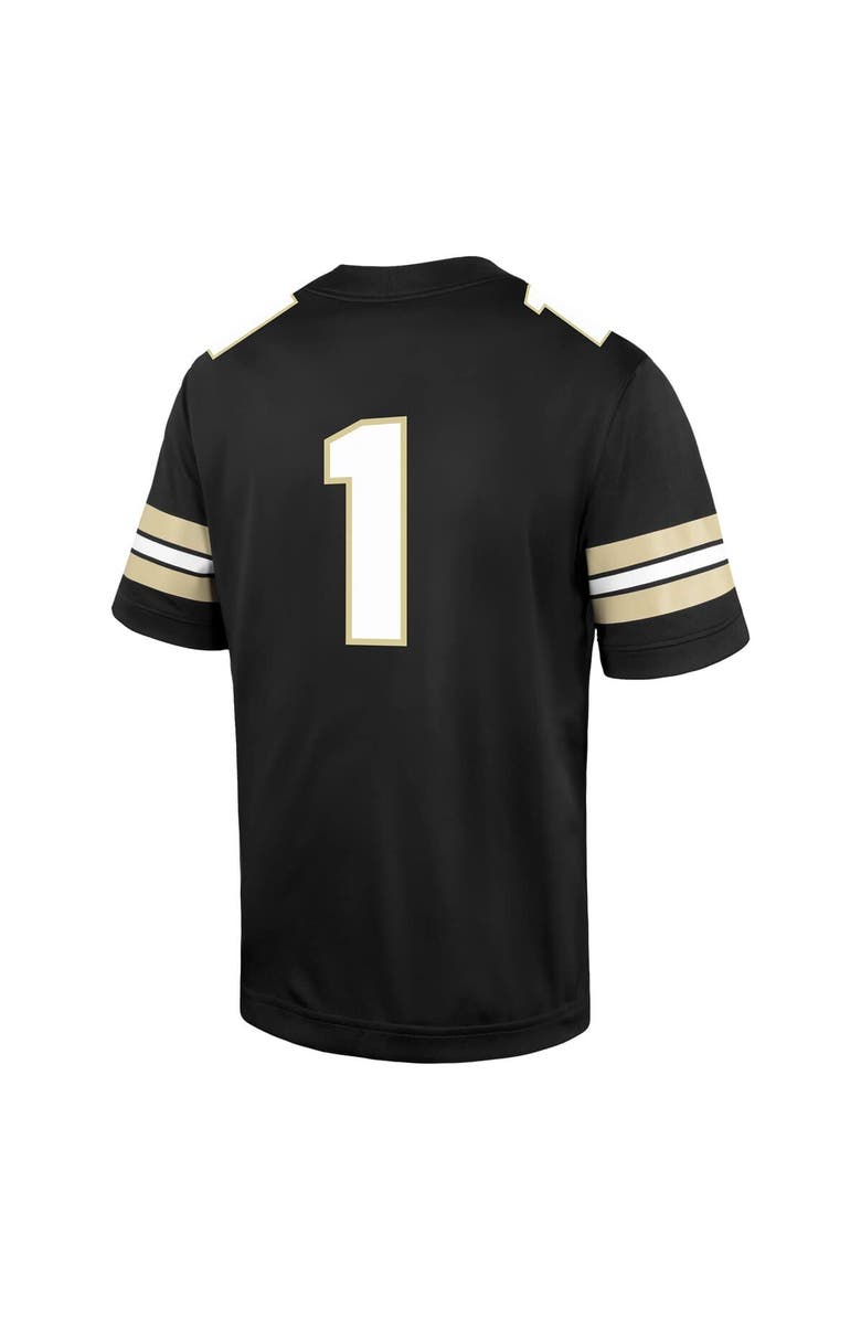 Nike Men's Nike #1 Black Purdue Boilermakers Untouchable Replica Game Jersey, Alternate, color, Black