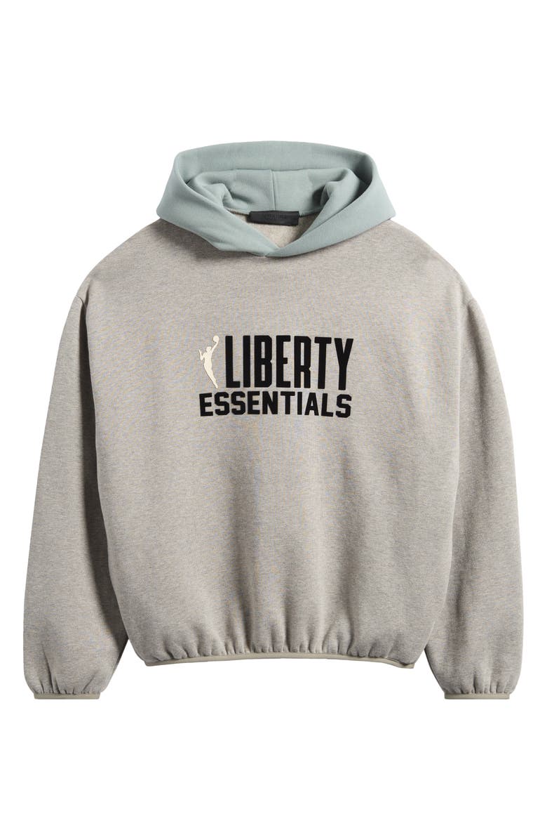 Fear of God Essentials x WNBA New York Libery Graphic Hoodie, Main, color,