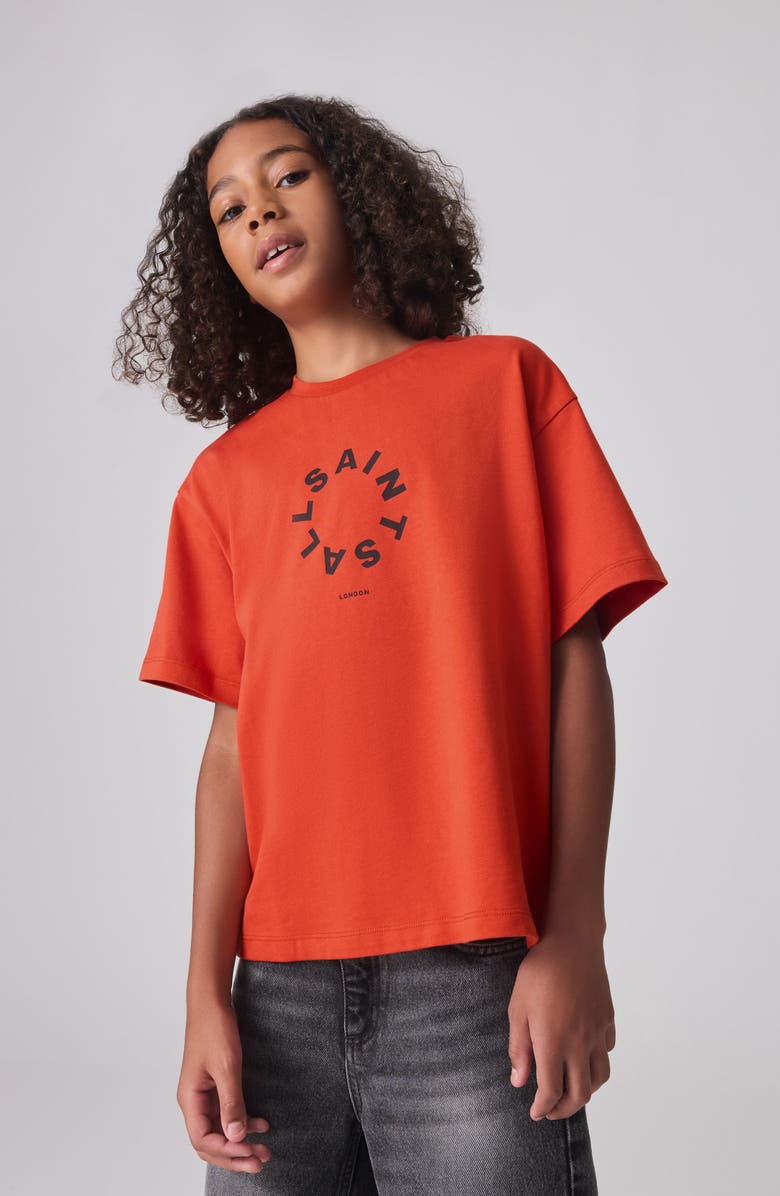 smALLSAINTS by ALLSAINTS Kids' Tierra Oversize Logo Graphic T-Shirt, Alternate, color, 