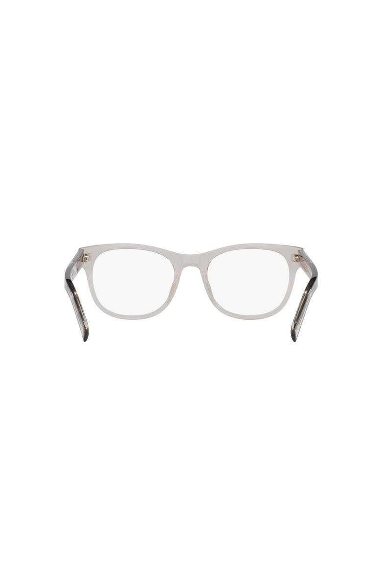 Saint Laurent 55mm Rectangle optical glasses, Alternate, color, Brown
