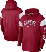 Nike Men's Nike Crimson Oklahoma Sooners Jersey Performance Pullover Hoodie