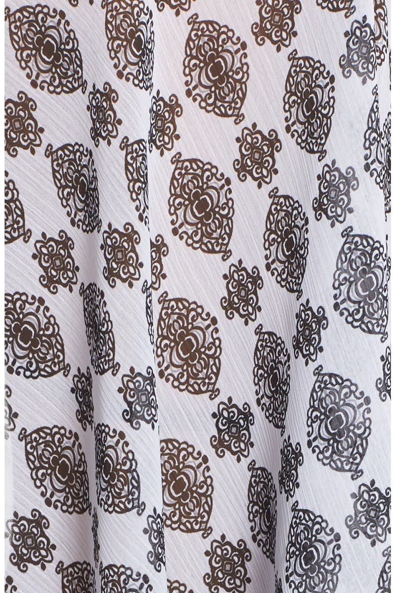 'Belly Dancer' Kimono Cover-Up, Alternate, color, MULTI WHITE