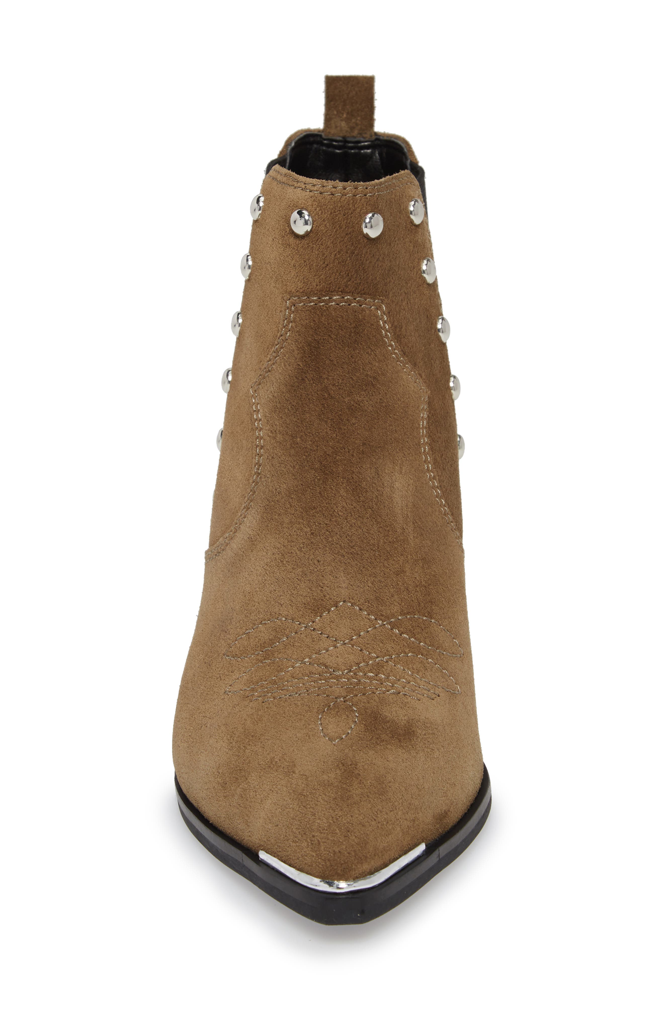 Yente Chelsea Boot, Alternate, color, OLIVE SUEDE