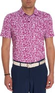 Robert Graham Wooderson Geo Print Performance Golf Polo