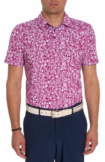 Robert Graham Wooderson Geo Print Performance Golf Polo