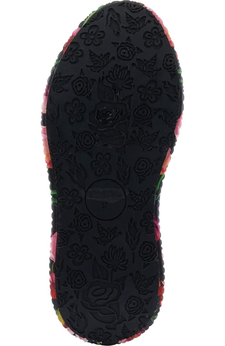 L'Artiste by Spring Step Dallyn Floral Platform Sneaker, Alternate, color, Black Multi