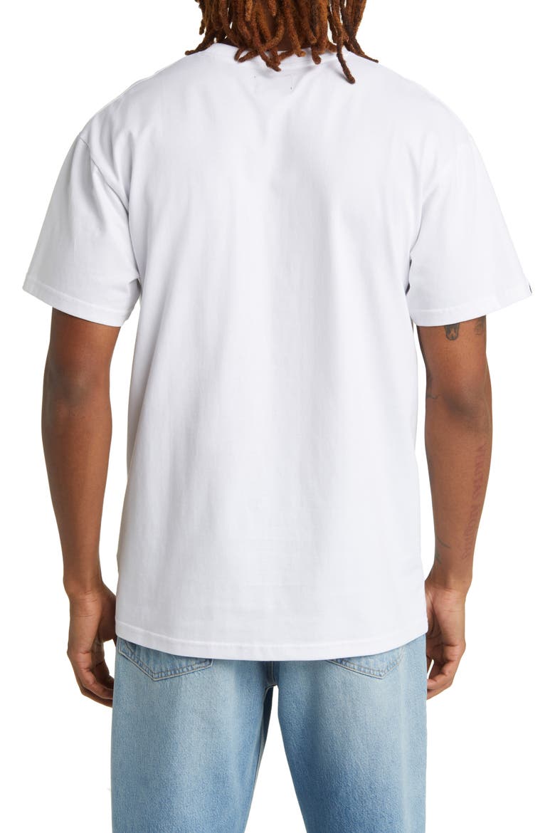 Helmet Logo T-Shirt, Alternate, color, WHITE