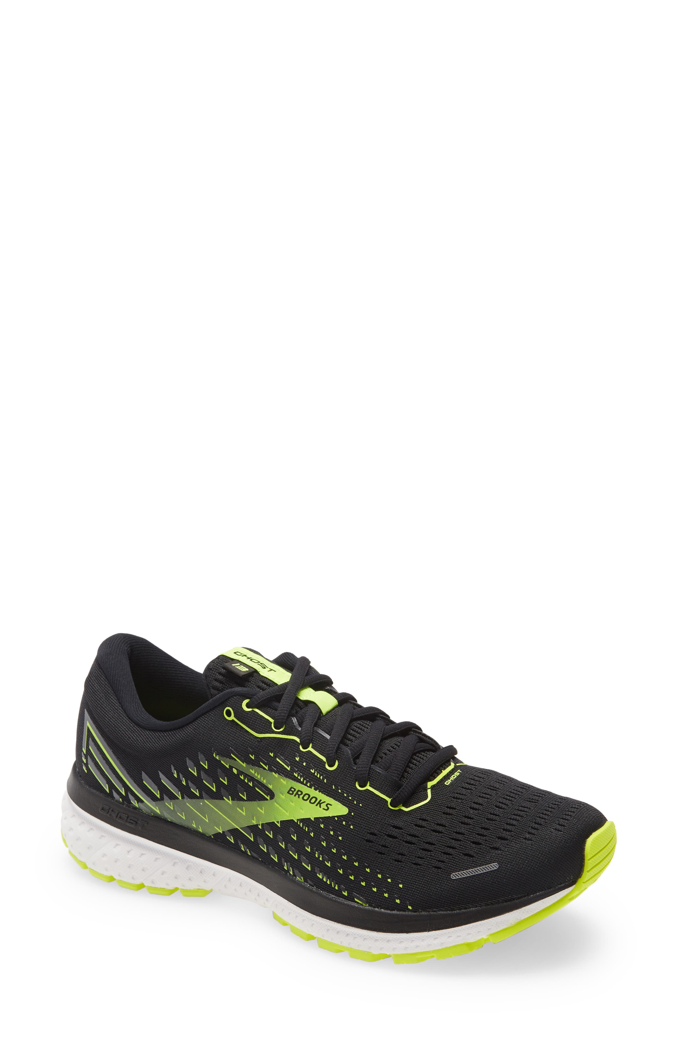 Ghost 13 Running Shoe, Main, color, BLACK/ NIGHTLIFE/ WHITE