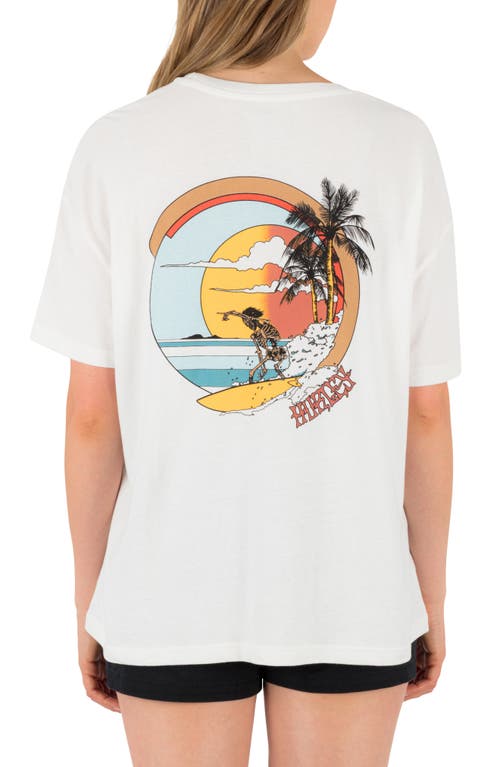 Hurley Forever Cotton Graphic T-shirt In White