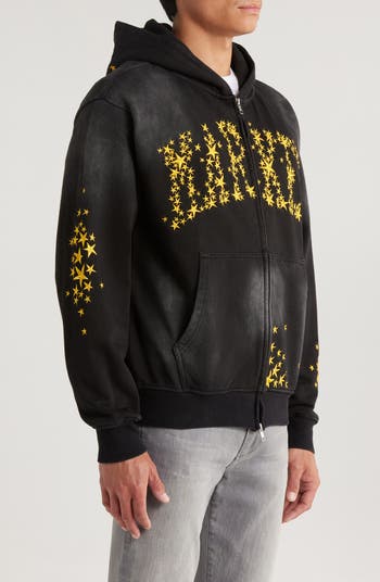 ★22-23FW新作★SUNDAYFRUITMARKET★STAR STUD HOODIE MARKET Galaxy Arc Embroiered Zip Hoodie | Nordstrom