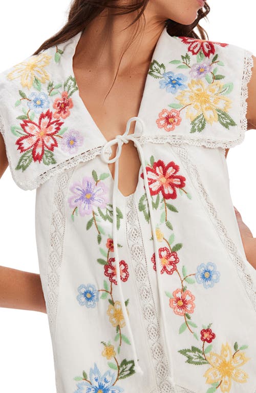 Free People Willow Embroidered Lace Minidress