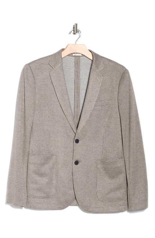 Nordstrom Rack Houndstooth Knit Sport Coat In Neutral