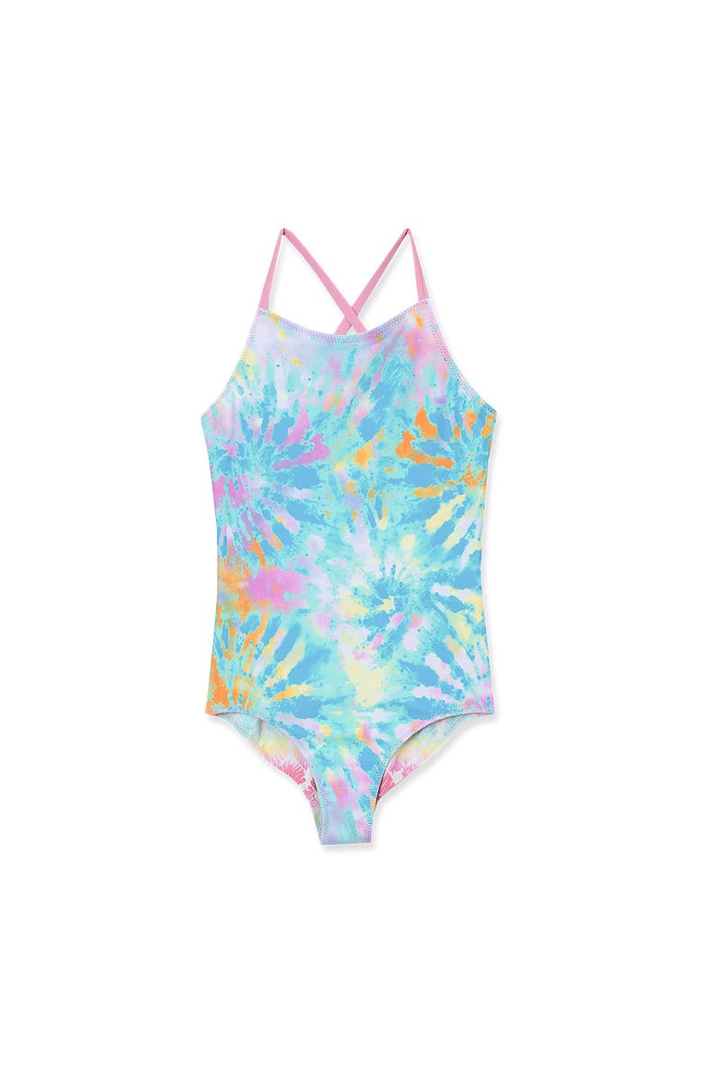 Lands' End Girls Chlorine Resistant Reversible One Piece Swimsuit, Alternate, color,