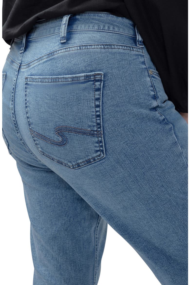 Avery Curvy High Waist Straight Leg Jeans, Alternate, color, BLUEBELLE