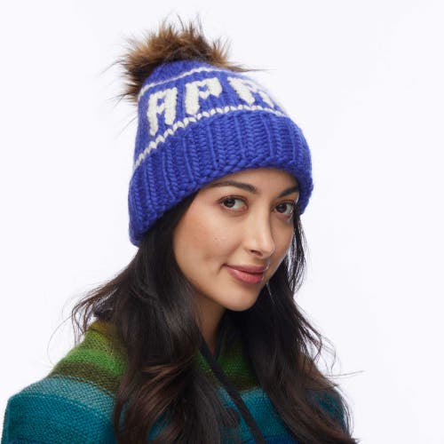 Lele Sadoughi Apres Beanie In Blue