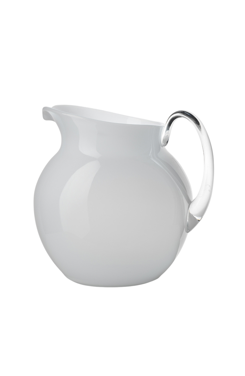 Mario Luca Giusti Palla Transparent Pitcher, Main, color, White