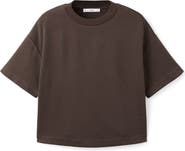 MANGO Boxy Cotton Blend T-Shirt