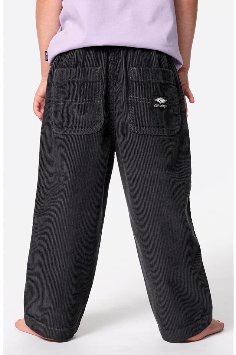 Kids' Surf Corduroy Pull-On Pants, Alternate, color, WASHED BLACK