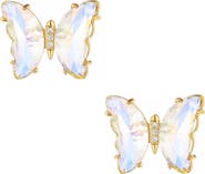 Ettika Butterfly Stud Earrings