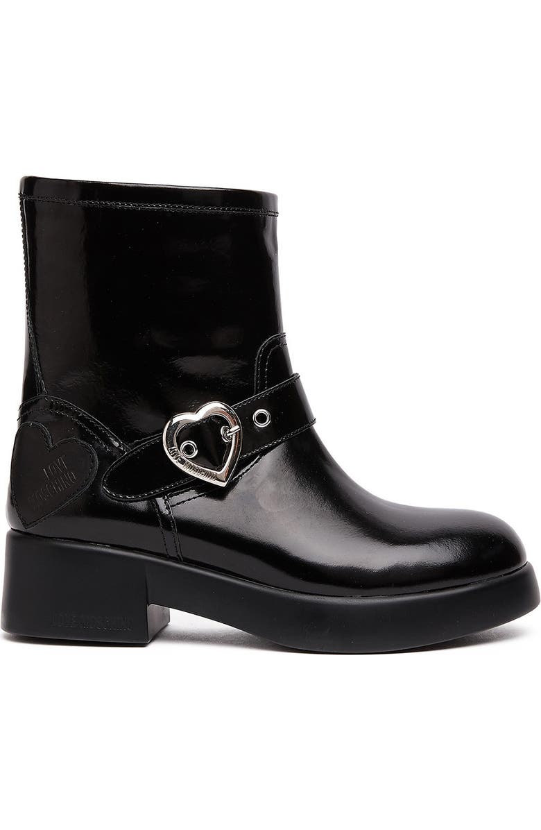 Love Moschino Patent Platform Boot, Alternate, color,