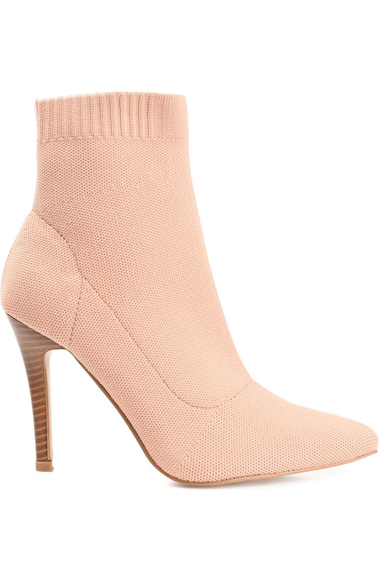 Journee Collection Comfort Foam Milyna Sock Bootie, Alternate, color, Rose