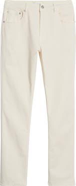 FRAME Modern Straight Leg Five-Pocket Twill Pants