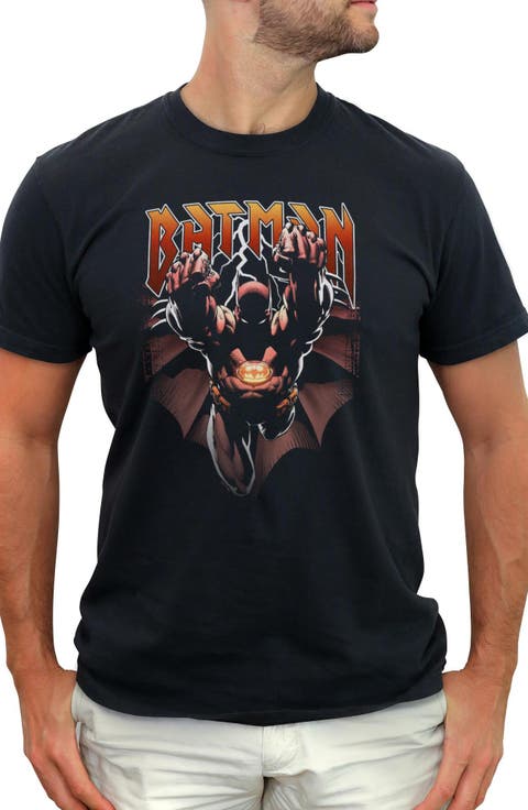 Men's Batman Lightning Logo  Graphic T-Shirt