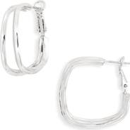 NORDSTROM RACK Square Double Hoop Earrings