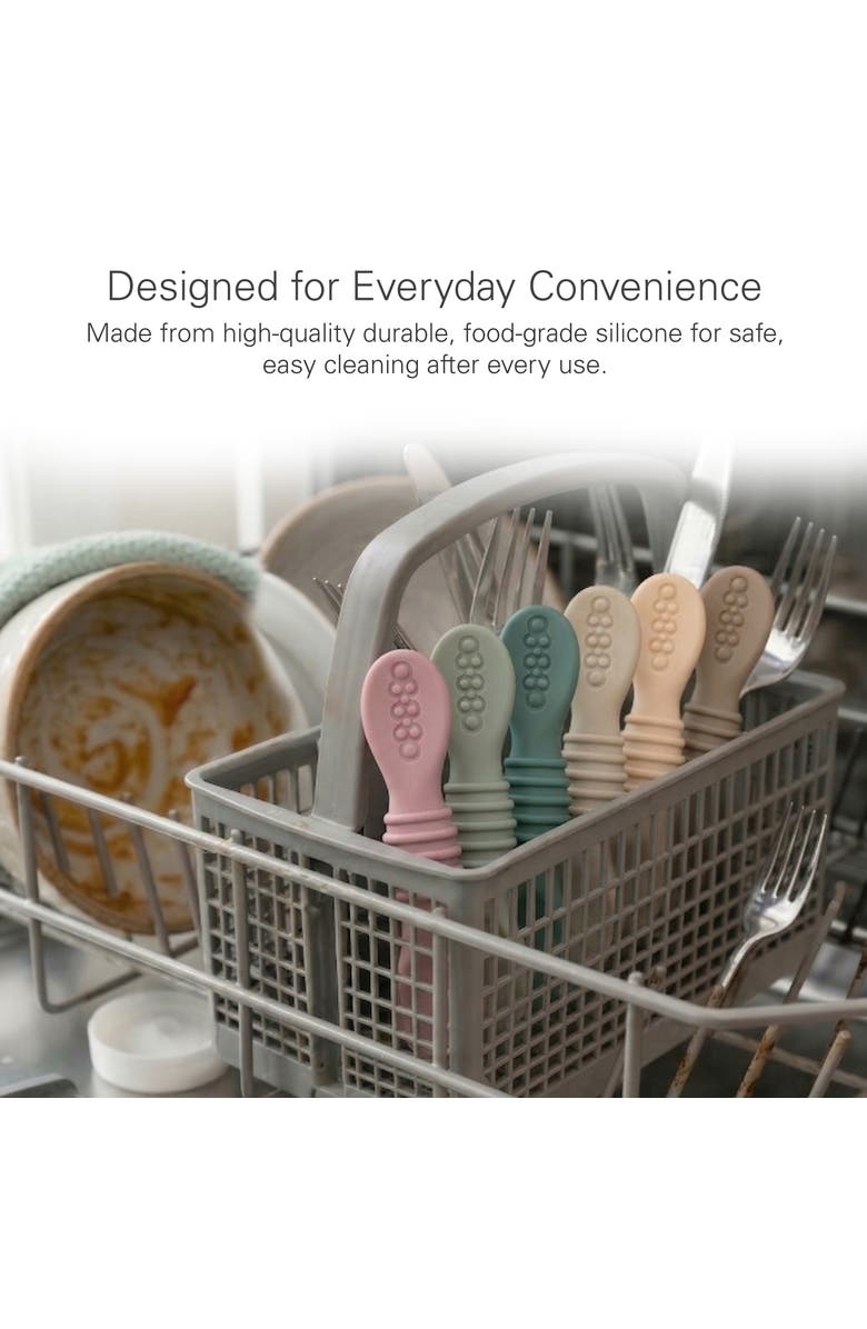 Sperric Baby Feeding Spoon Set 6-Piece, Alternate, color, Tan