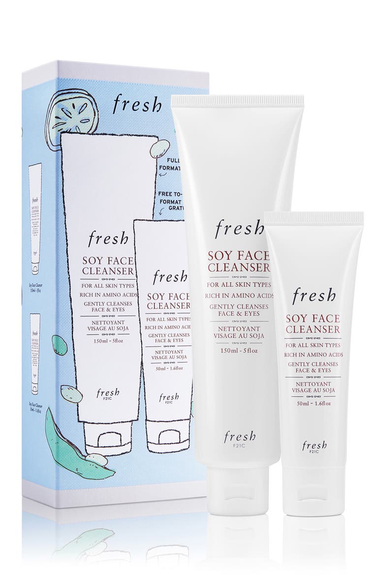 Soy Face Cleanser Set $53 Value, Main, color, NO COLOR