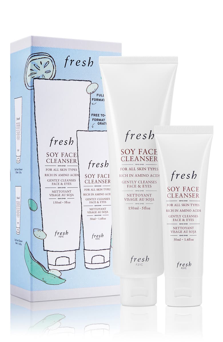 Fresh<sup>®</sup> Soy Face Cleanser Set $53 Value, Main, color,