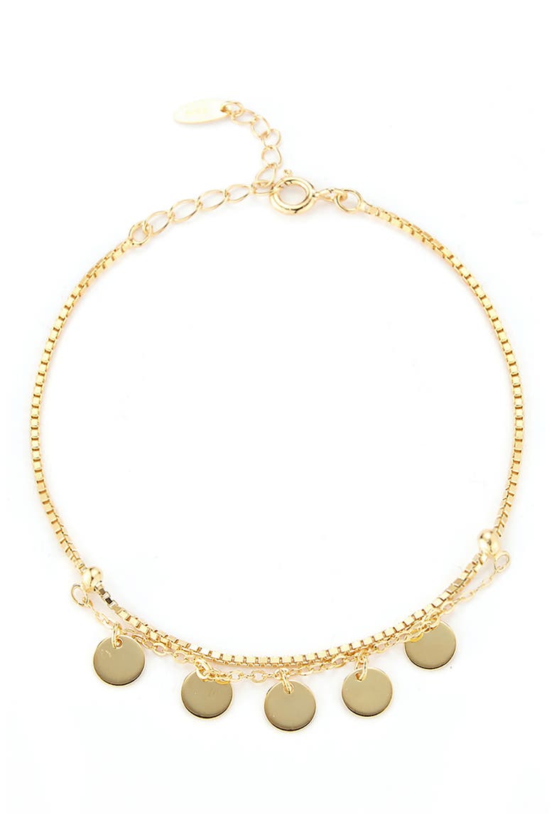 Charm Bracelet, Main, color, GOLD