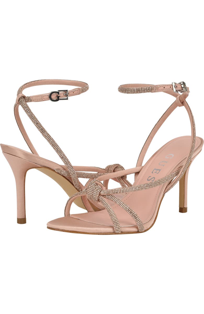 GUESS Merlota Ankle Strap Sandal, Alternate, color, Light Pink